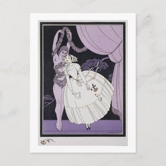 Karsavina, 1914 (pochoir print) 2 postkarte (Vorderseite)