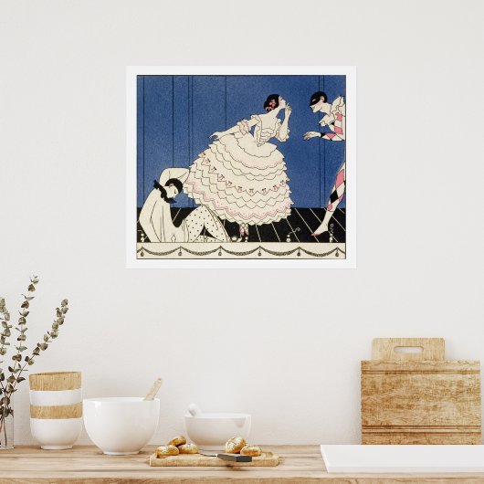 Karsavina, 1914 (pochoir print) poster (Küche)