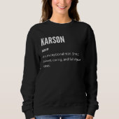 Karson Noun An Exceptional Man Sweatshirt (Vorderseite)