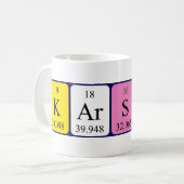 Karson Periodenname Tasse (Vorderseite Links)