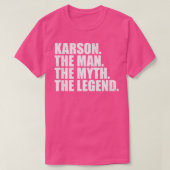 KarsonKarson Name Karson Vorname T-Shirt (Design vorne)
