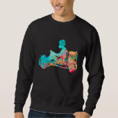 Kart Driver - PopArt Style Sweatshirt (Vorderseite)