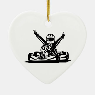 Kart-Gewinner Keramikornament