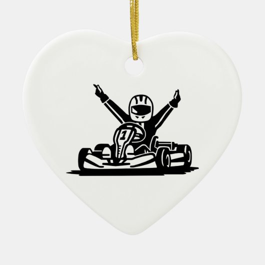 Kart-Gewinner Keramikornament (Vorne)