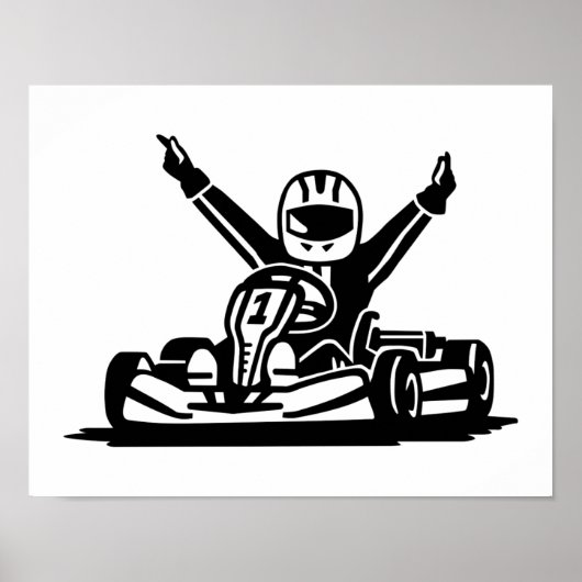 Kart-Gewinner Poster (Vorne)