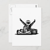 Kart-Gewinner Postkarte (Vorne/Hinten)