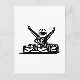 Kart-Gewinner Postkarte