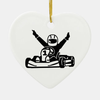 Kart laufender Meister Keramikornament