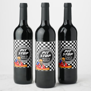 Kart PARTY Zeit, um PRODUKTLABEL wieder zu tanken Weinetikett