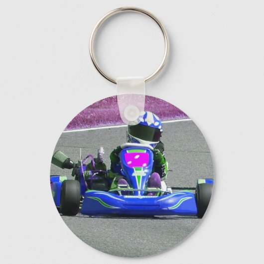 Kart Racer - Farbe Schlüsselanhänger (Vorderseite)