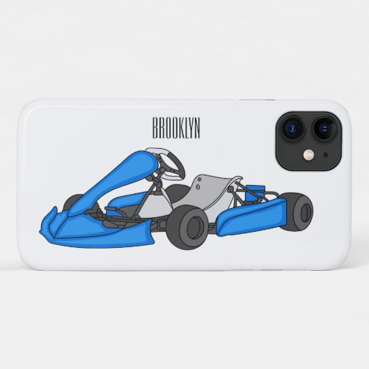Kart racing Cartoon Illustration Case-Mate iPhone Hülle (Rückseite (Horizontal))