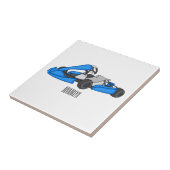 Kart racing Cartoon Illustration Fliese (Seite)