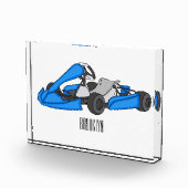 Kart racing Cartoon Illustration Fotoblock (Rechts)