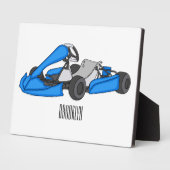 Kart racing Cartoon Illustration Fotoplatte (Seite)