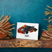 Kart racing Cartoon Illustration Fotoplatte (Seite)