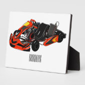 Kart racing Cartoon Illustration Fotoplatte (Seite)