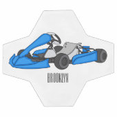 Kart racing Cartoon Illustration Fußball (Flach)