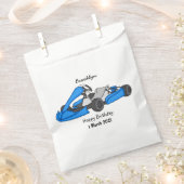 Kart racing Cartoon Illustration Geschenktütchen (Ausgeschnitten)