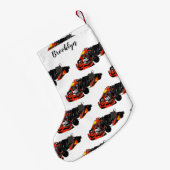 Kart racing Cartoon Illustration Kleiner Weihnachtsstrumpf (Rückseite (Hängend))