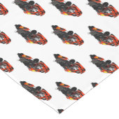 Kart racing Cartoon Illustration Kurzer Tischläufer (Ecke)