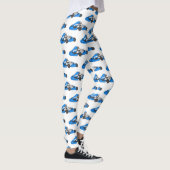 Kart racing Cartoon Illustration Leggings (Rechts)
