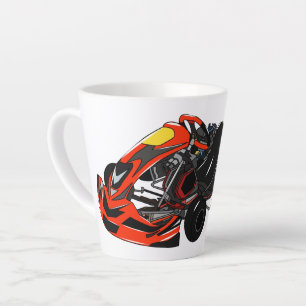 Kart racing Cartoon Illustration Milchtasse