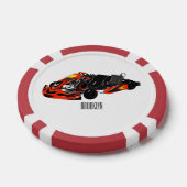Kart racing Cartoon Illustration Pokerchips (Einzeln)