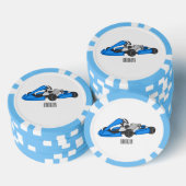 Kart racing Cartoon Illustration Pokerchips (Stapel)