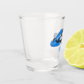 Kart racing Cartoon Illustration Schnapsglas (Links)