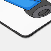 Kart racing Cartoon Illustration Schreibtischunterlage (Ecke)