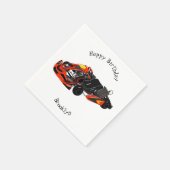 Kart racing Cartoon Illustration Serviette (Ecke)