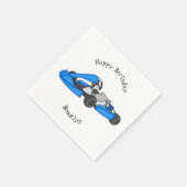 Kart racing Cartoon Illustration Serviette (Ecke)