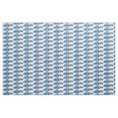 Kart racing Cartoon Illustration Stoff (Fat Quarter (45,7 x 55,9 cm))