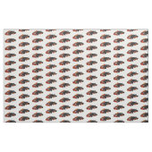 Kart racing Cartoon Illustration Stoff (Fat Quarter (45,7 x 55,9 cm))