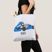 Kart racing Cartoon Illustration Tasche (Von Nahem)