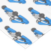 Kart racing Cartoon Illustration Tischdecke (Schrägansicht)