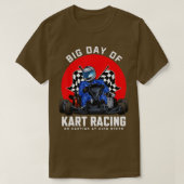 Kart Racing GoKart Racer Gokart Rennstrecke T-Shirt (Design vorne)
