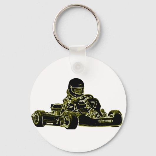 Kart Racing Schlüsselanhänger (Vorderseite)