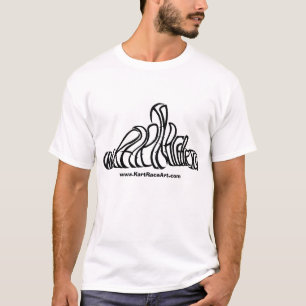 Kart Rennen-Kunst-T - Shirt