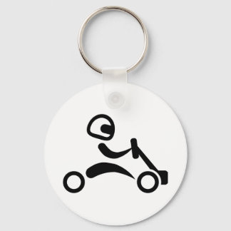 Kart-Rennen Schlüsselanhänger