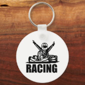 Kart-Rennen Schlüsselanhänger (Vorderseite)