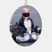 Kart Rennläufer Keramik Ornament (Rechts)