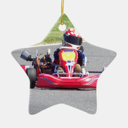 Kart Rennläufer Keramikornament (Vorne)