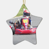 Kart Rennläufer Keramikornament (Links)