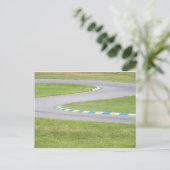 Kart Track Postkarte (Stehend Vorderseite)
