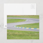 Kart Track Postkarte (Vorne/Hinten)