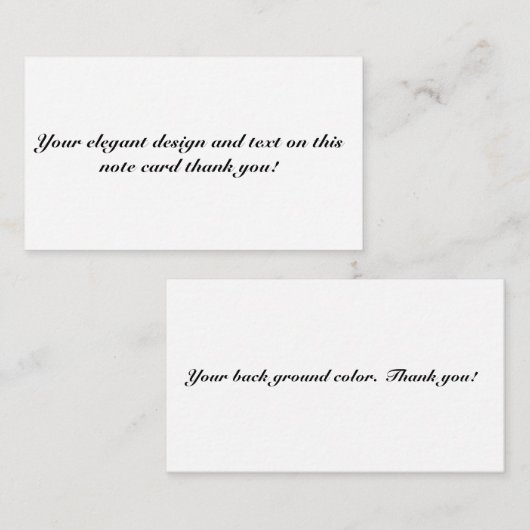 Karte (Vorne/Hinten)