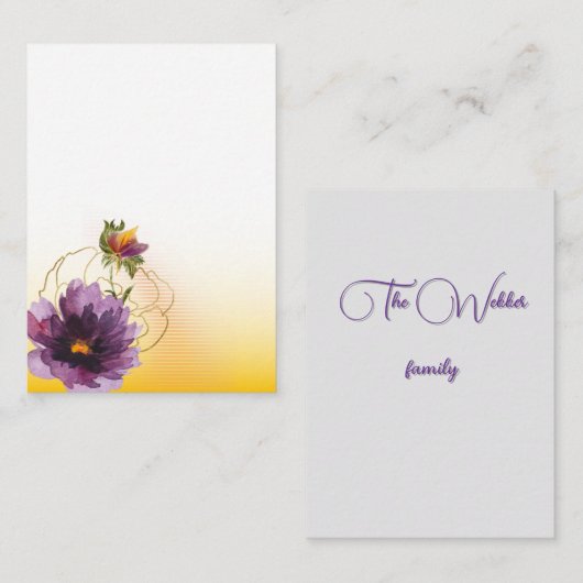 Karte (Vorne/Hinten)