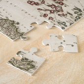 Karte 1752 von altem Griechenland Puzzle (Seite)