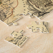 Karte 1759 von altem Israel mit den 12 Stämmen Puzzle (Seite)